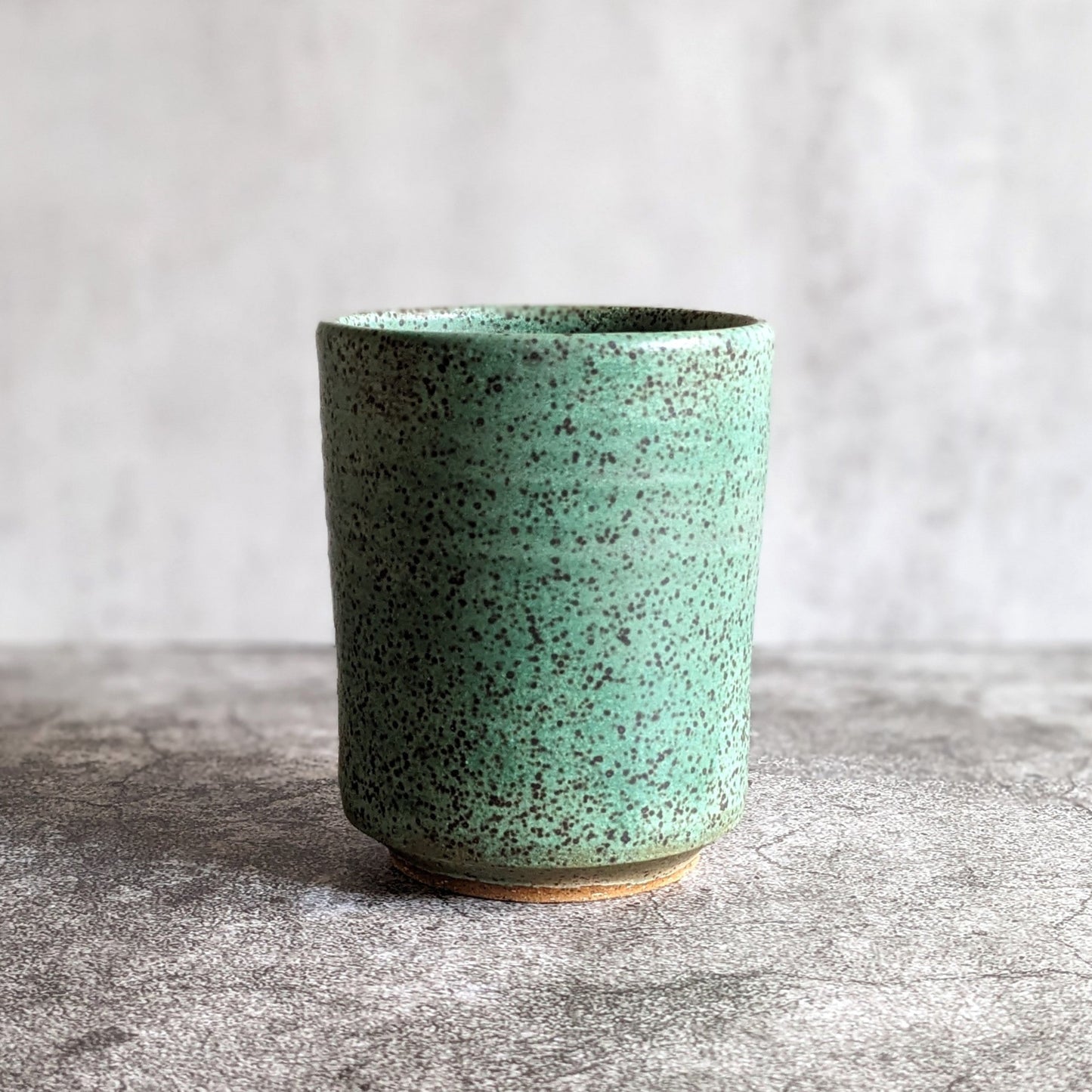 Green Speckled Cup