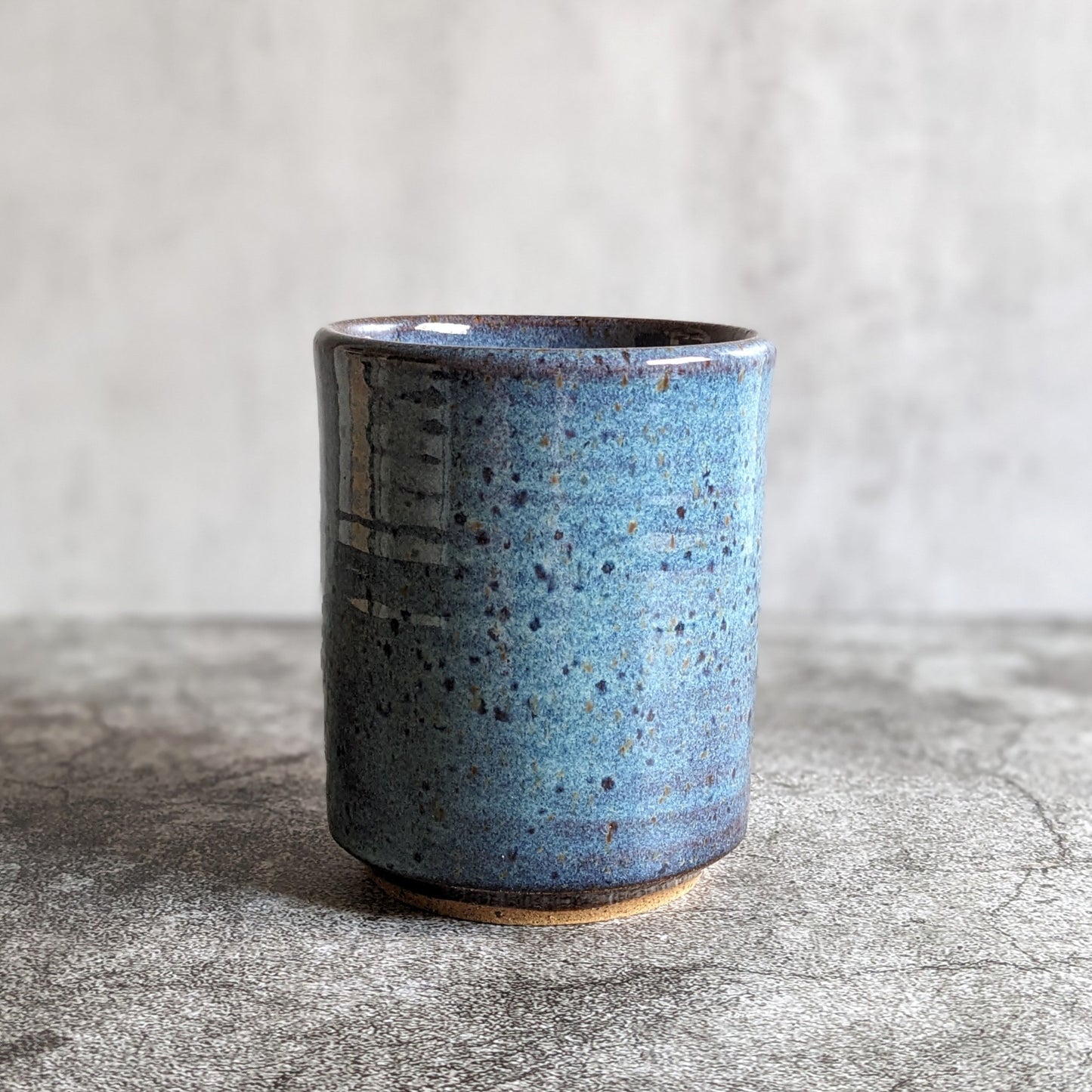 Blue Speckled Cup