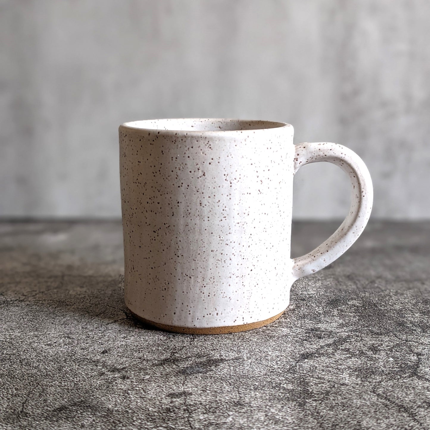 White Speckled Mug