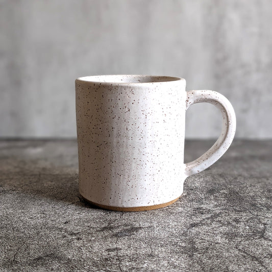 White Speckled Mug